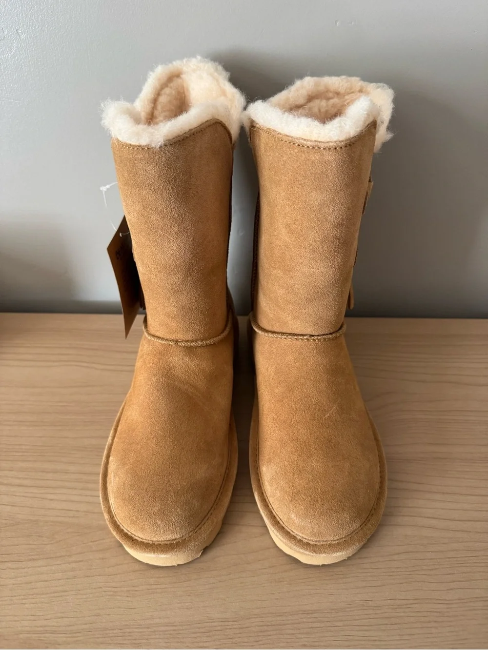 Bear Paw Women’s Tan Shearling-Lined Boots